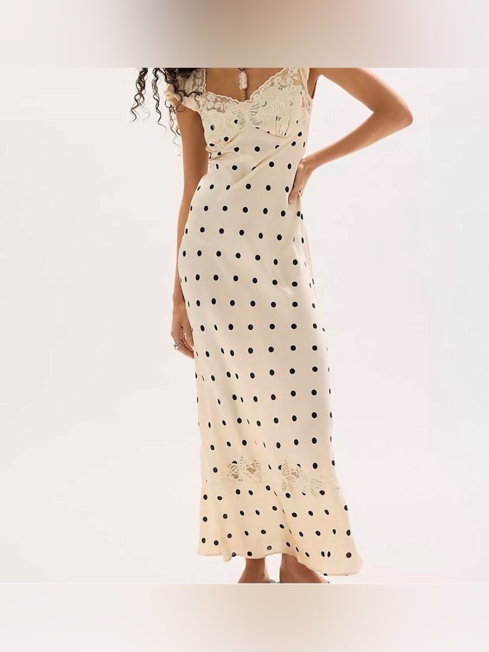 Free People Butterfly Babe Maxi slip Dress - Picture 2 of 7
